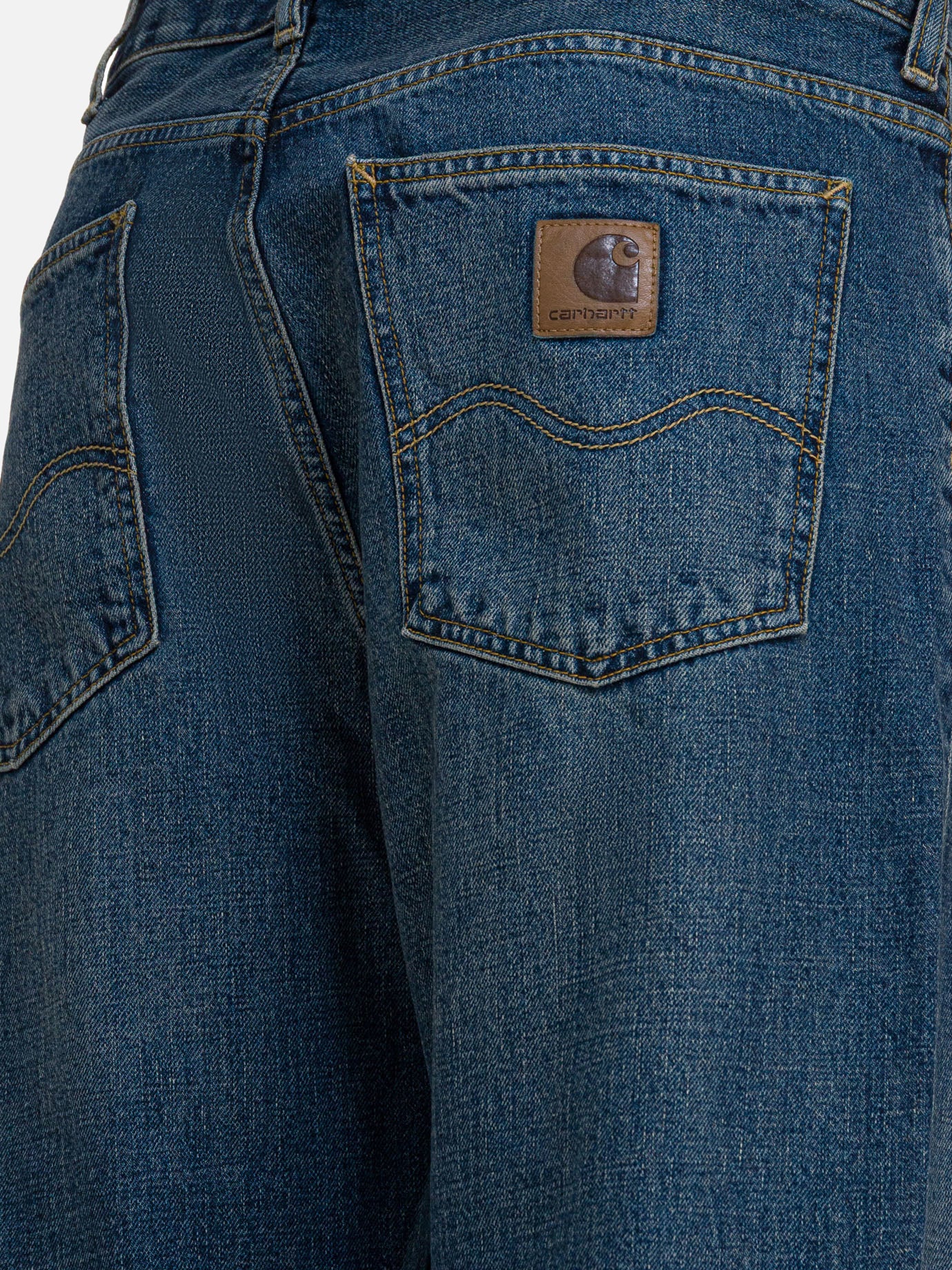 Jeans a gamba larga Solid colour Blu - Carhartt WIP Uomo | PDP | VIETTI Online Store | Zoom-Modal_4
