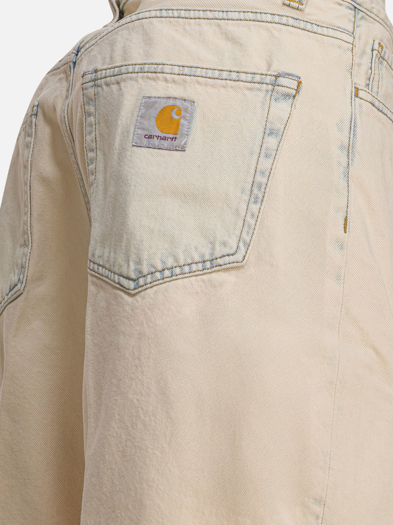 Five pockets shorts Solid colour Beige - Carhartt WIP Men | PDP | VIETTI Online Store | Zoom-Modal_4