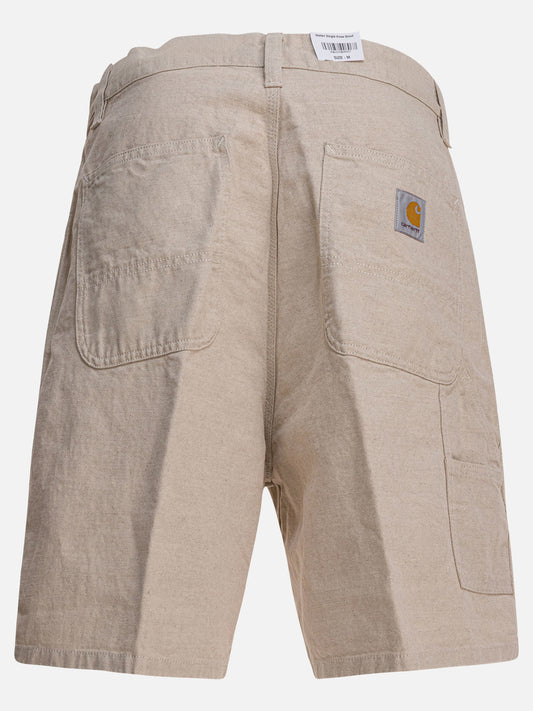 Utility shorts Solid colour Beige - Carhartt WIP Men | PLP | VIETTI Online Store | 2
