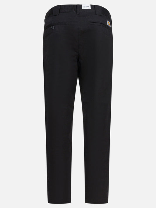 Leisure trousers Solid colour Black - Carhartt WIP Men | PLP | VIETTI Online Store | 2