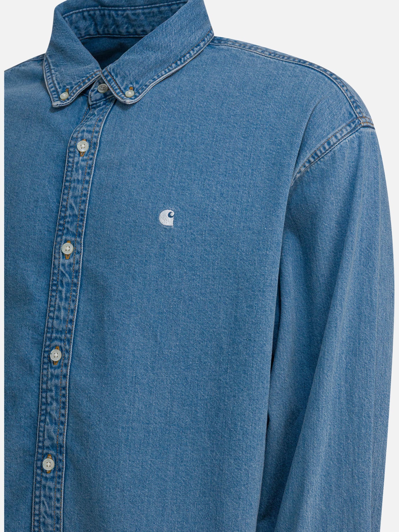 Casual shirts Logo Blue - Carhartt WIP Men | PDP | VIETTI Online Store | Zoom-Modal_4