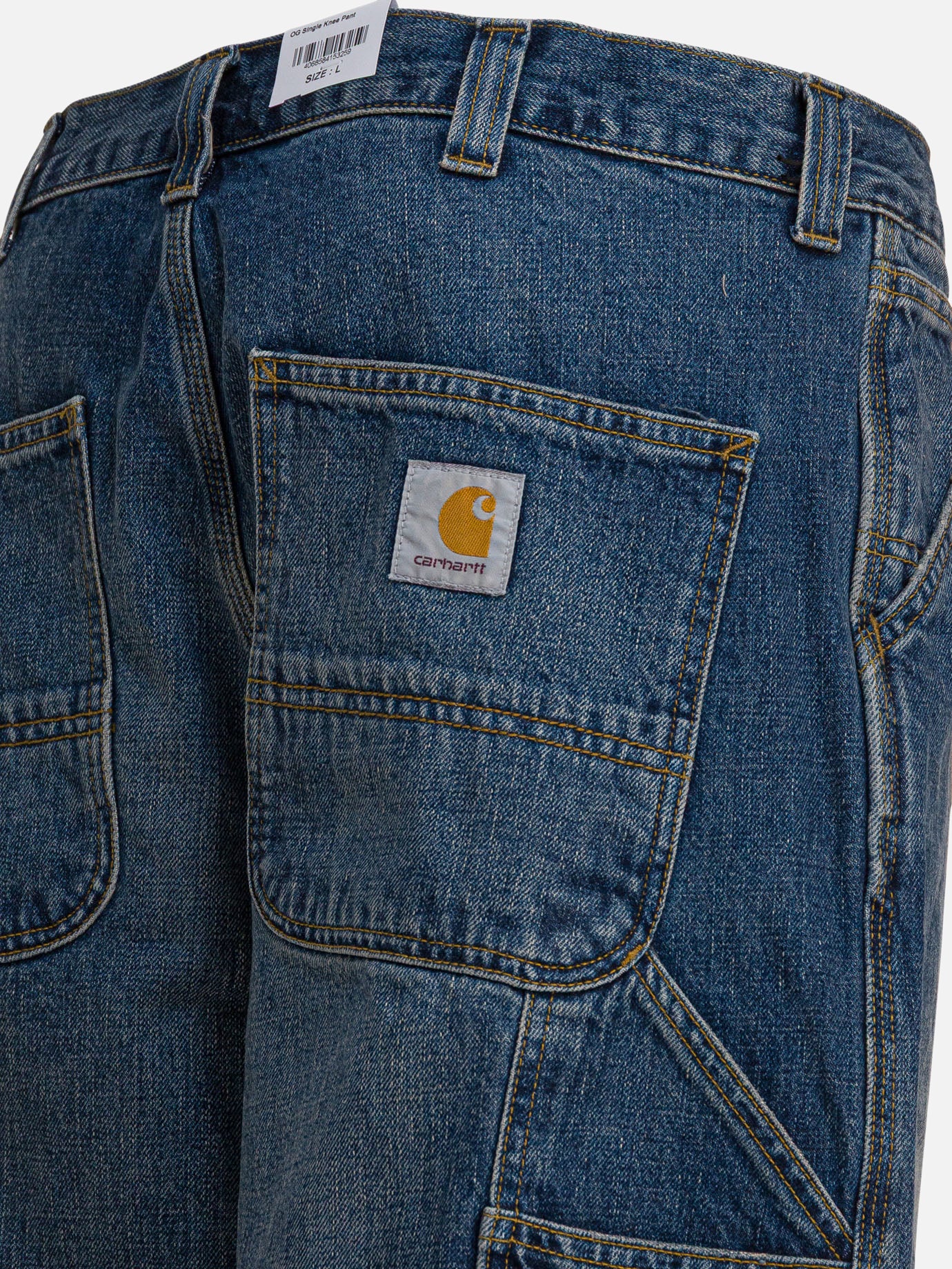 Straight-leg jeans Solid colour Blue - Carhartt WIP Men | PDP | VIETTI Online Store | Zoom-Modal_4