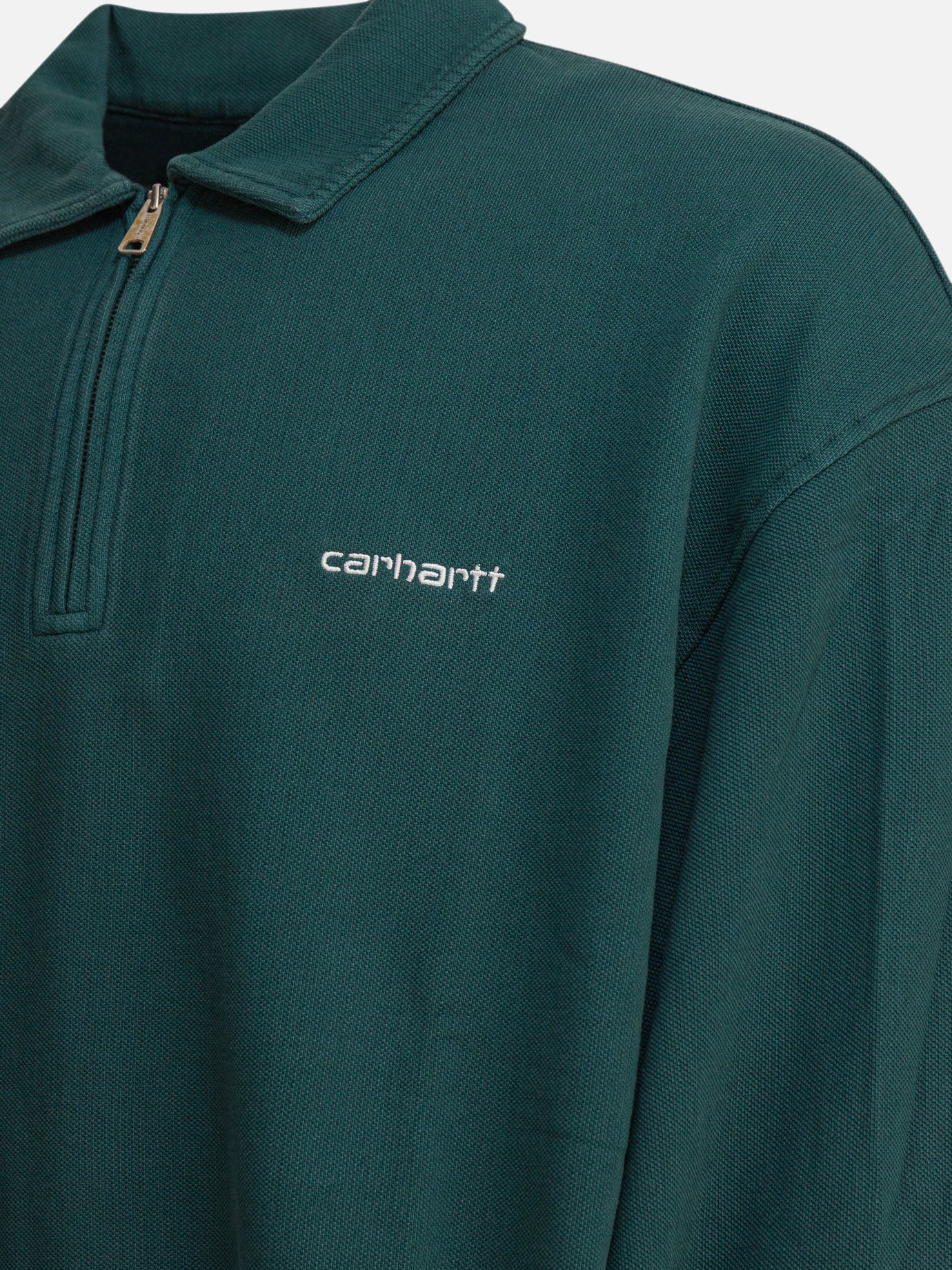 Half zip sweatshirts Logo Green - Carhartt WIP Men | PDP | VIETTI Online Store | Zoom-Modal_4