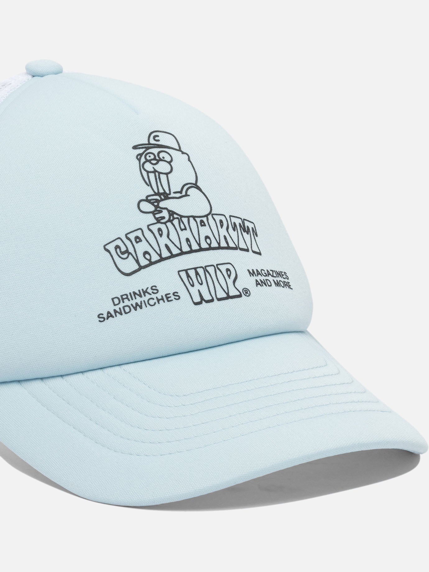 Trucker caps 100% polyester Blue - Carhartt WIP Men | PDP | VIETTI Online Store | Zoom-Modal_4