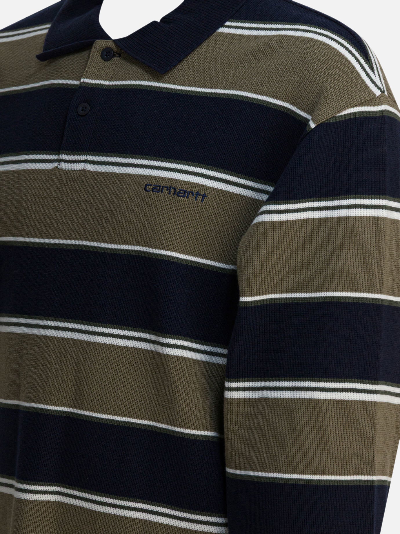 Polo con bottoni Striped Verde - Carhartt WIP Uomo | PDP | VIETTI Online Store | Zoom-Modal_4