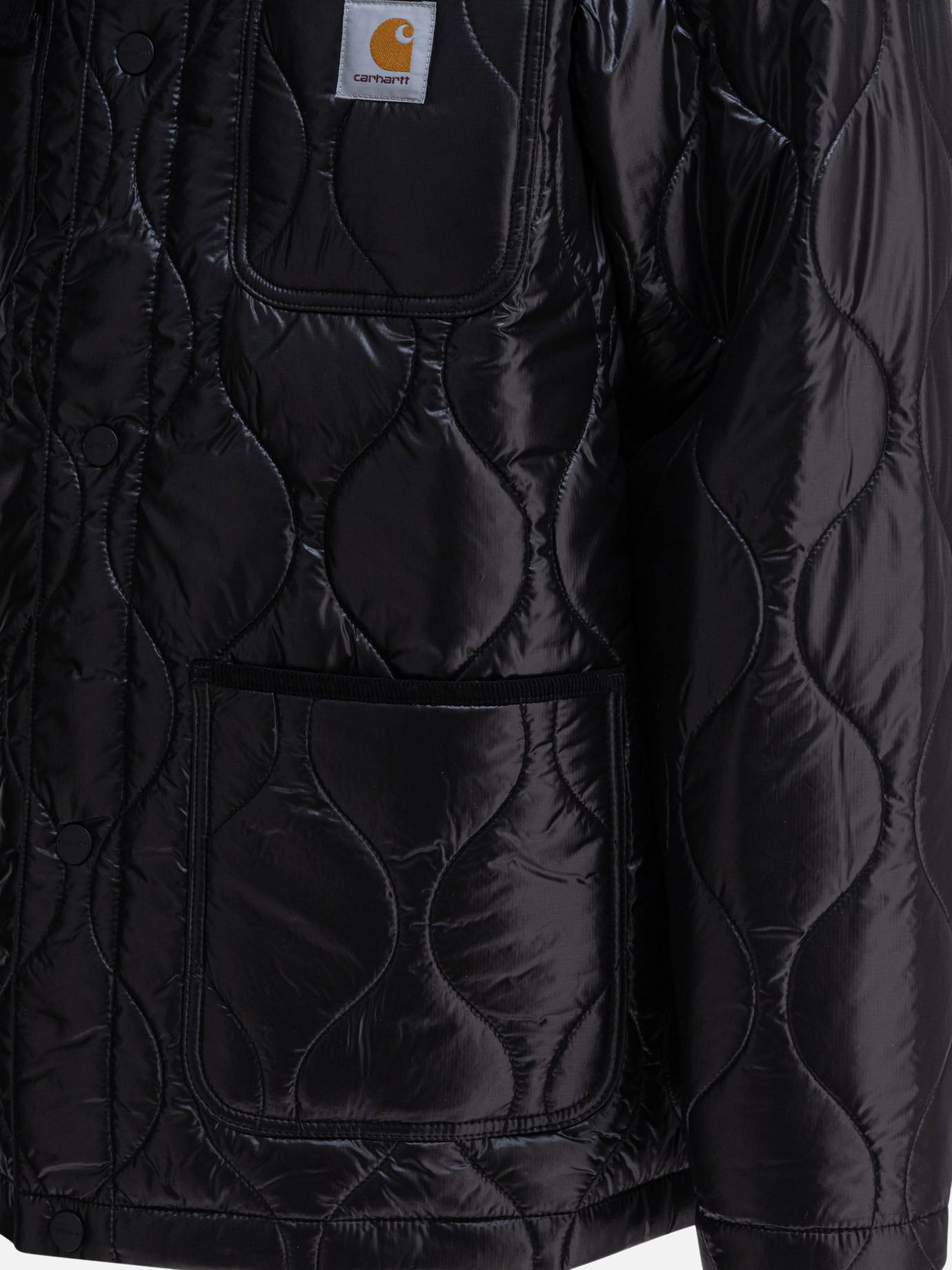 Quilted & Utility Jackets Logo Black - Carhartt WIP Men | PDP | VIETTI Online Store | Zoom-Modal_4
