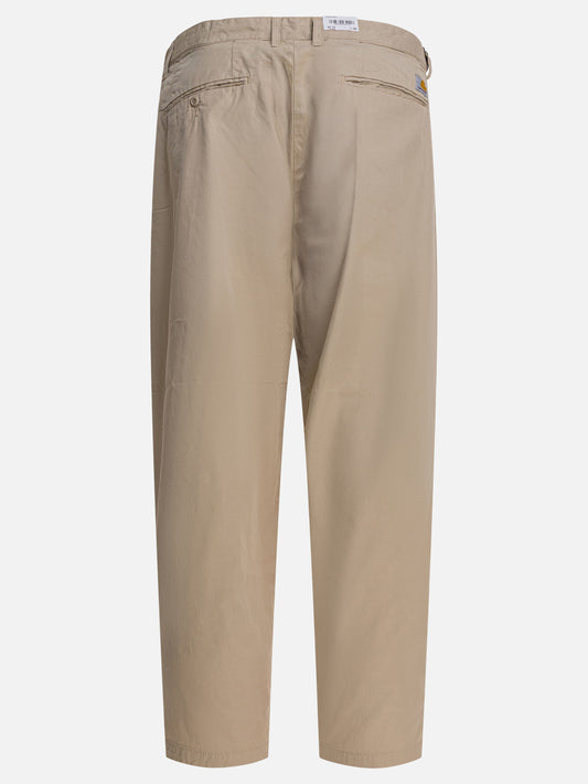 Leisure trousers Solid colour Beige - Carhartt WIP Men | PLP | VIETTI Online Store | 2