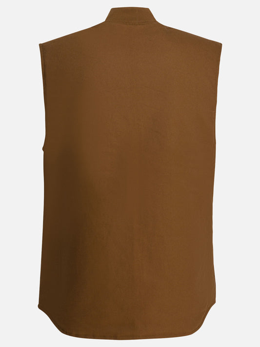 Vest jackets Logo Brown - Carhartt WIP Men | PLP | VIETTI Online Store | 2