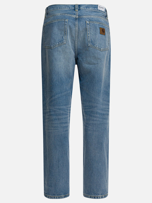 Jeans a gamba larga Solid colour Blu - Carhartt WIP Uomo | PDP | VIETTI Online Store | 2