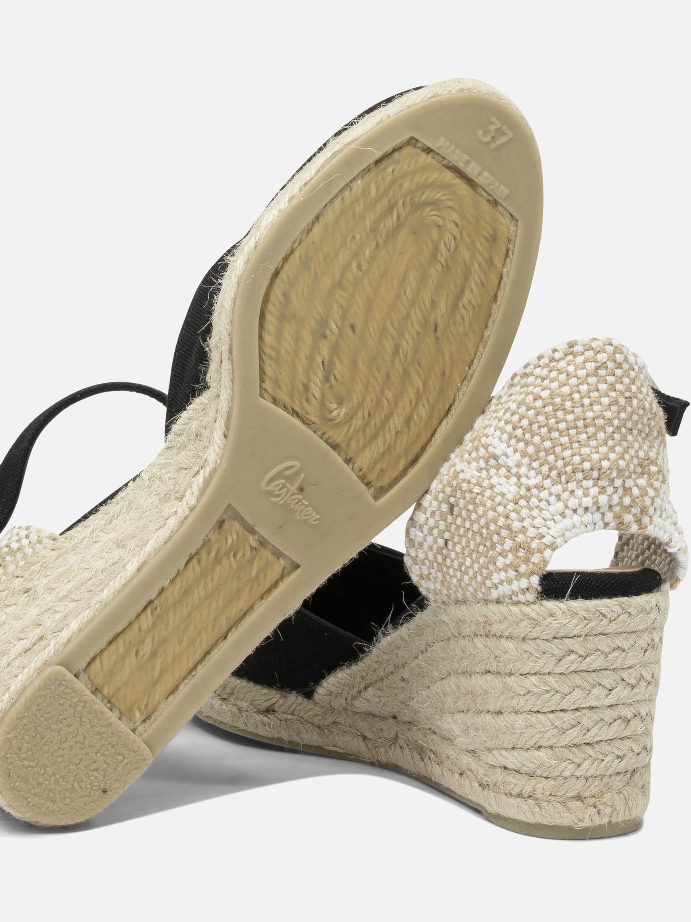 Castañer "Carol 70mm" high espadrilles Black