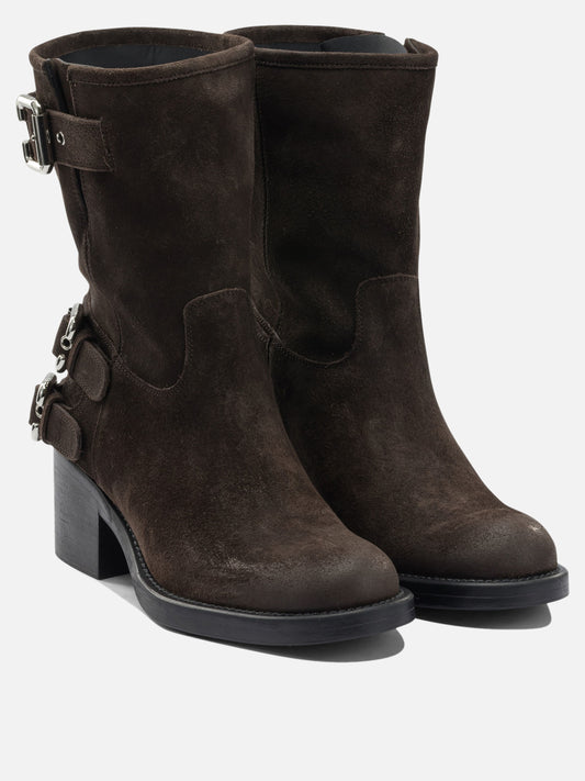 Pull-on boots 100% leather - 100% leather Brown - Chloé Women | PLP | VIETTI Online Store | 2