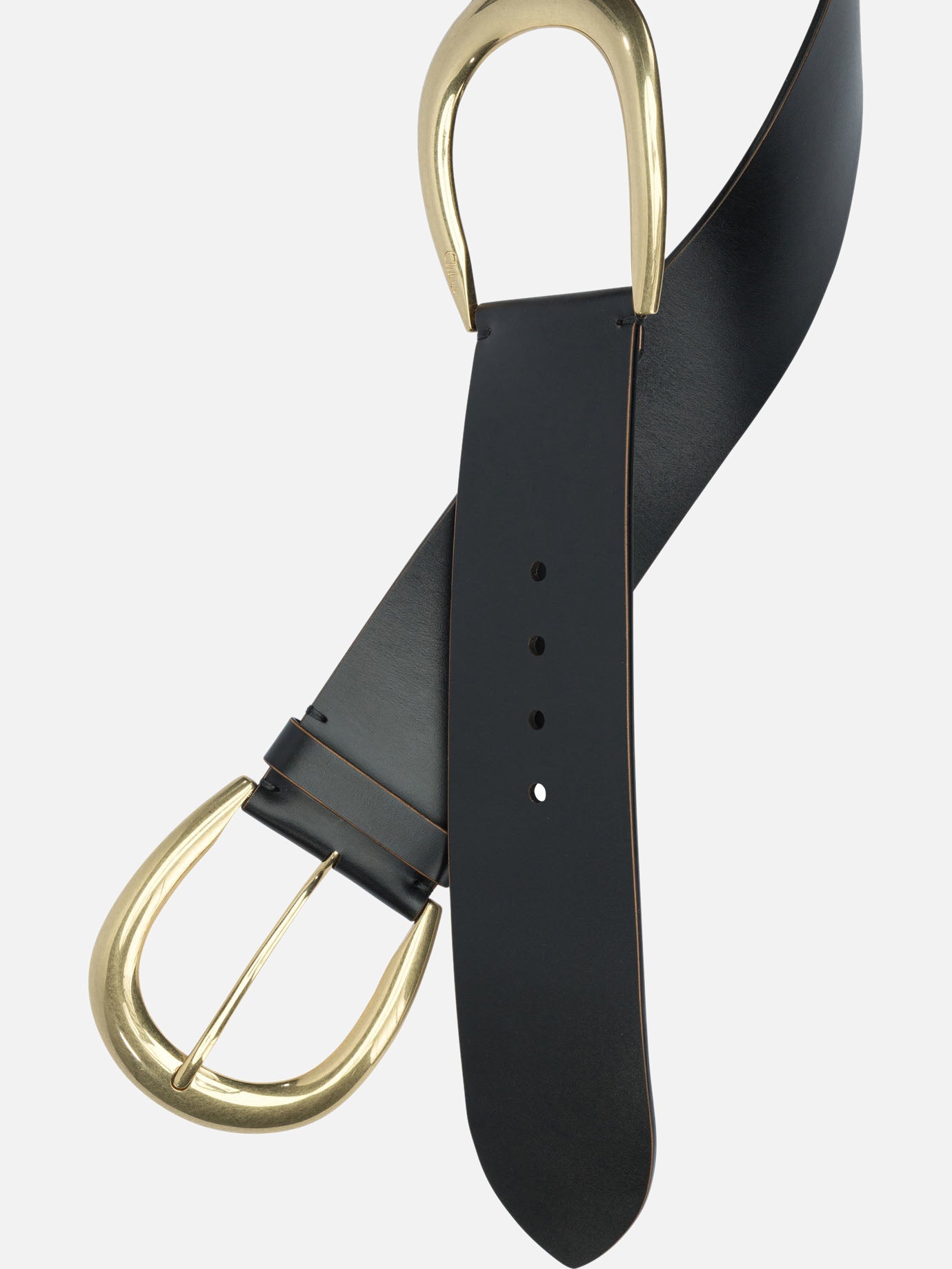 Leather belts 100% leather Black - Chloé Women | PDP | VIETTI Online Store | Zoom-Modal_2