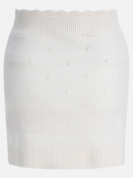 Miniskirts Solid colour White - Chloé Women | PLP | VIETTI Online Store | 2