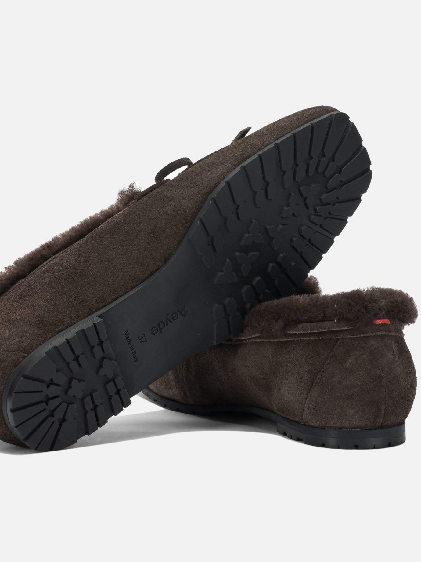 Loafers 100% cow suede leather - 100% leather Brown - Aeyde Women | PDP | VIETTI Online Store | Zoom-Modal_5