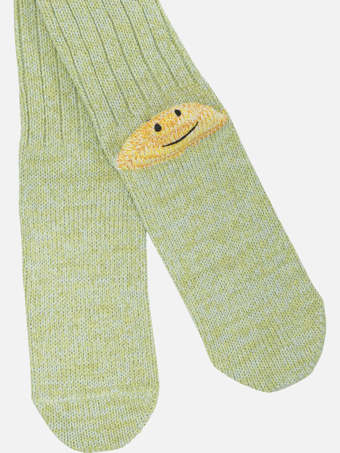 Calze classiche 73% cotton 15% hemp 12%acrylic Verde - KAPITAL Uomo | PDP | VIETTI Online Store | Zoom-Modal_2