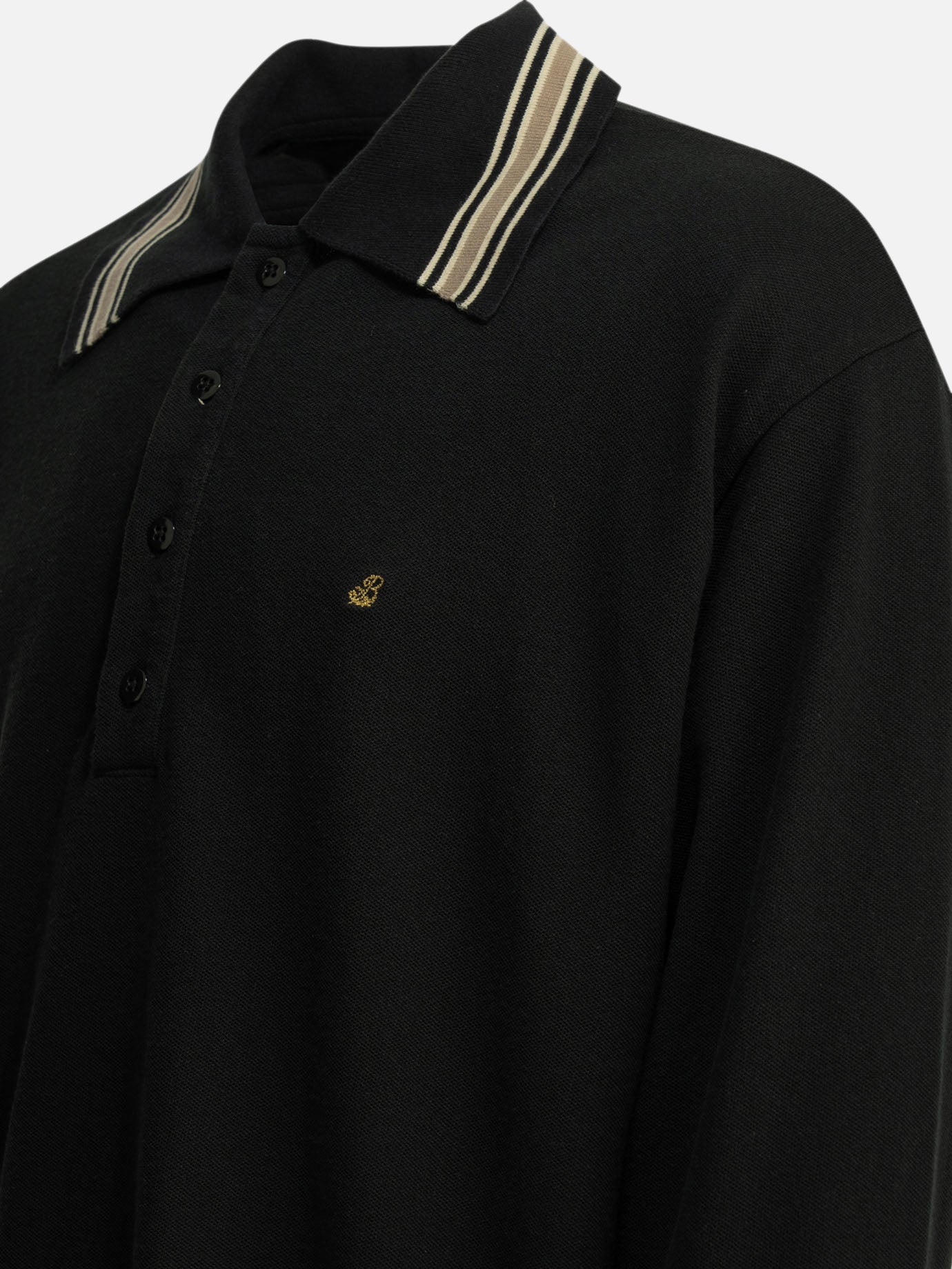 Polo shirts with buttons Logo Black - KAPITAL Men | PDP | VIETTI Online Store | Zoom-Modal_4