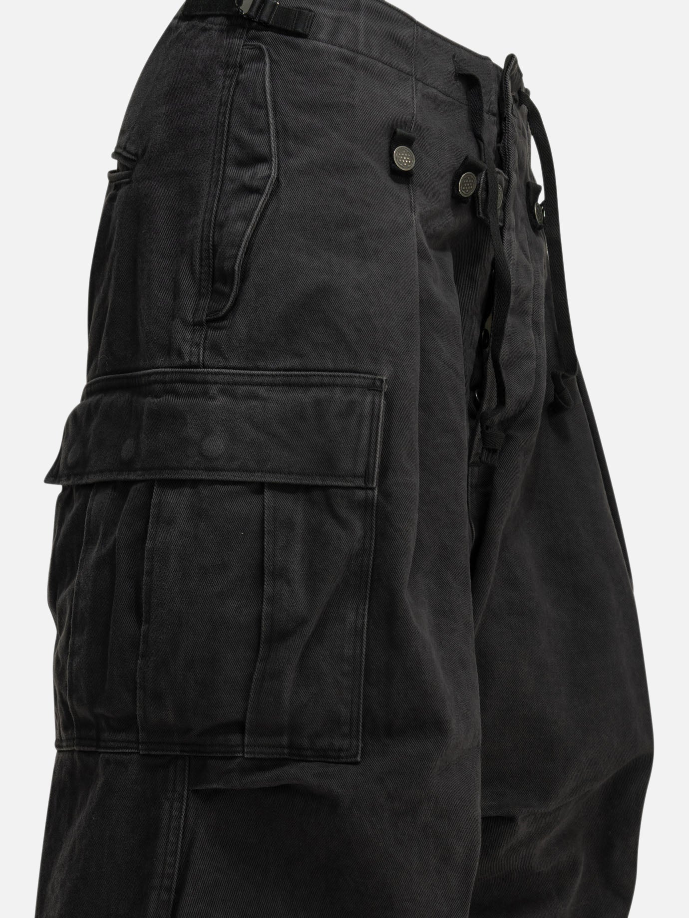Cargo & parachute trousers Solid colour Black - KAPITAL Men | PDP | VIETTI Online Store | Zoom-Modal_6