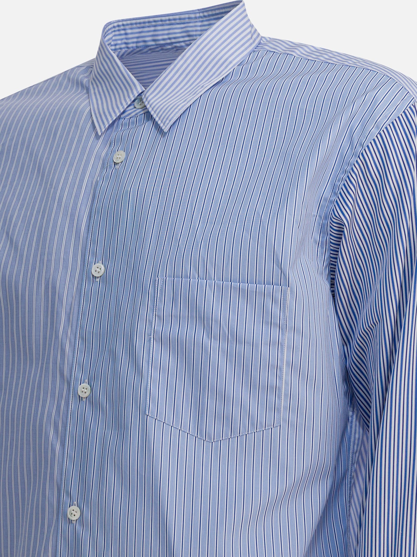Casual shirts Striped Light blue - Comme Des Garçons Forever Men | PDP | VIETTI Online Store | Zoom-Modal_4