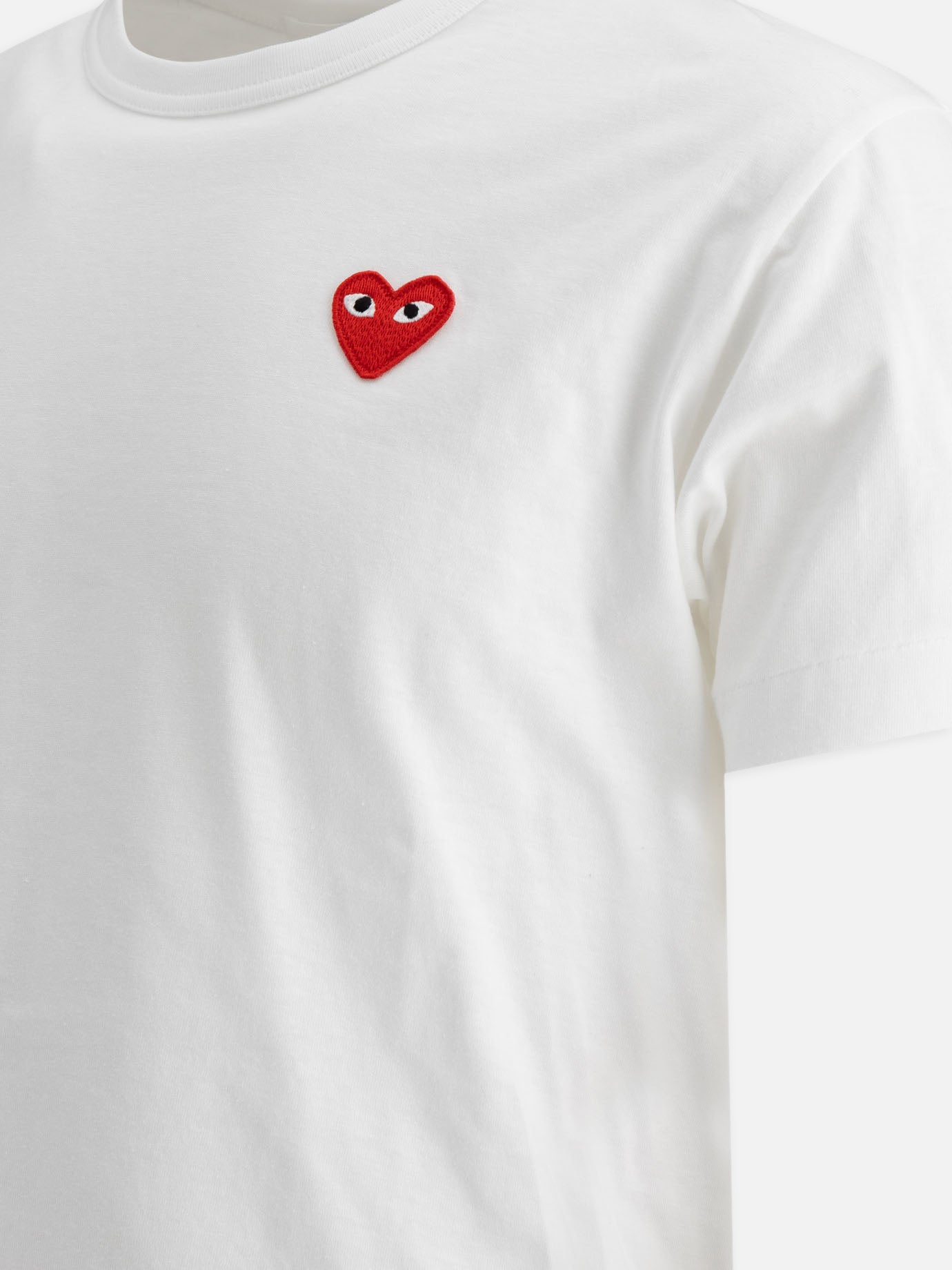 Crewneck t-shirts Logo White - Comme Des Garçons Play Men | PDP | VIETTI Online Store | Zoom-Modal_4