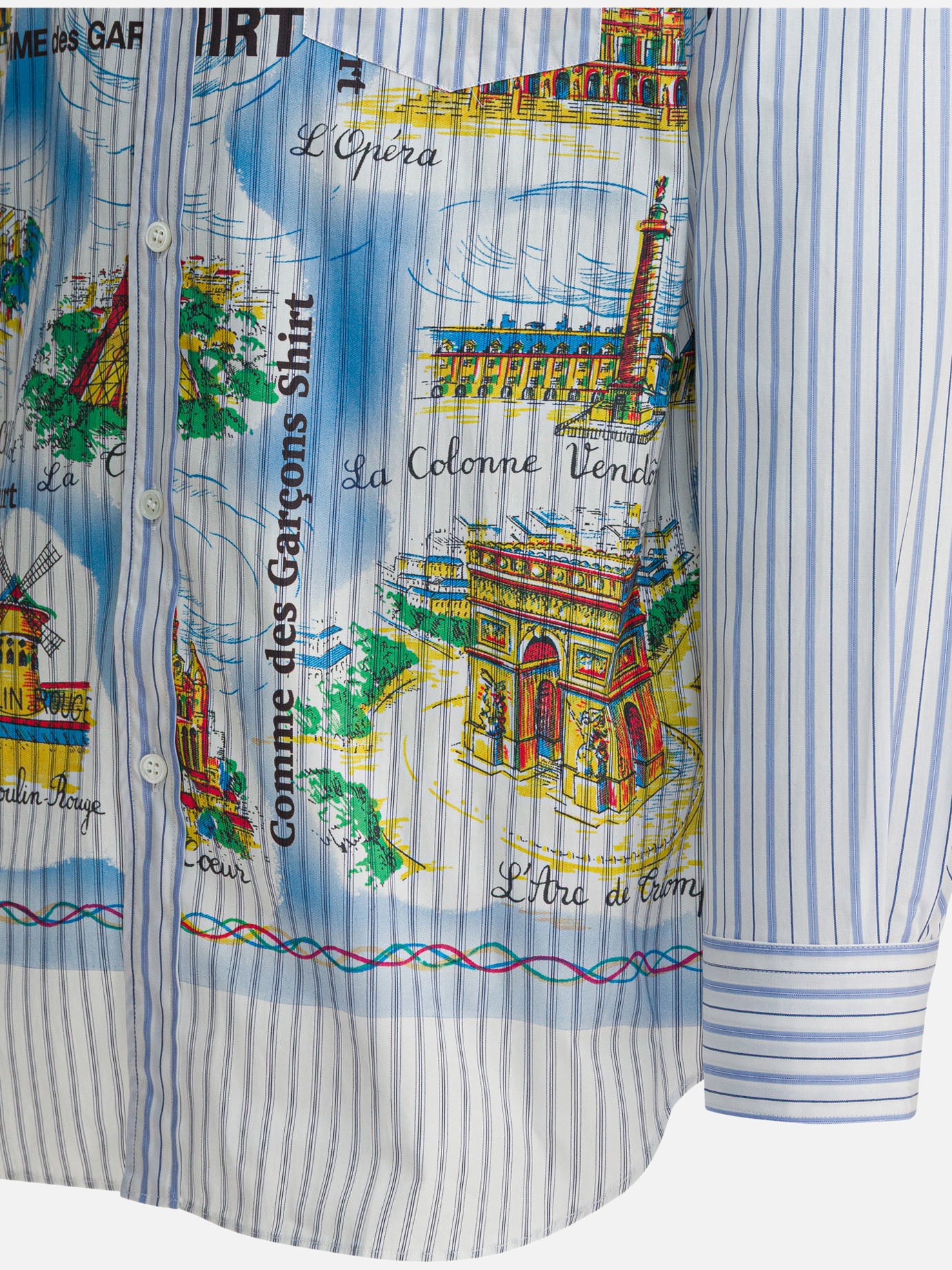 Casual shirts Graphics Light blue - Comme Des Garçons Shirt Men | PDP | VIETTI Online Store | Zoom-Modal_4