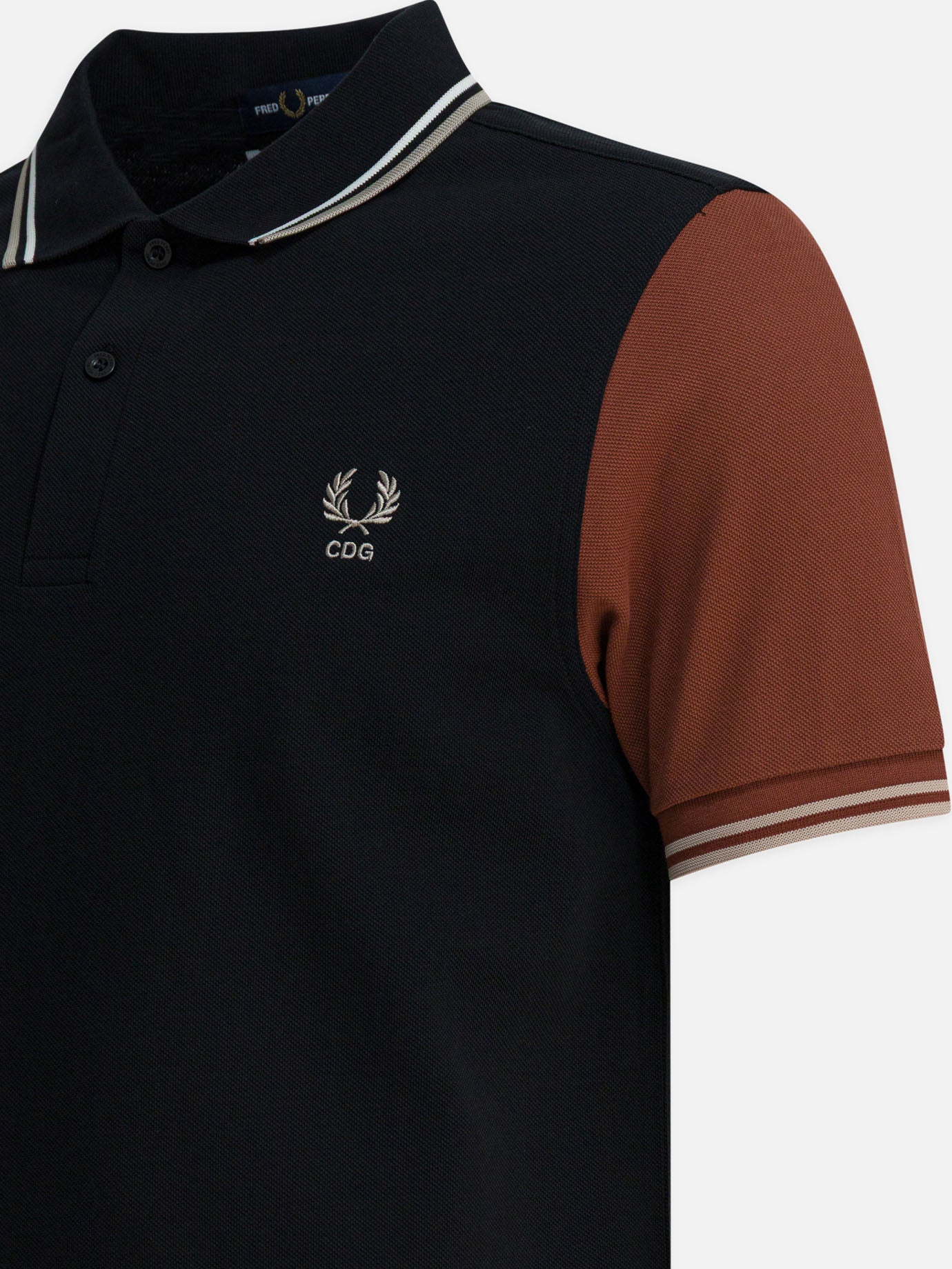 Polo shirts with buttons Logo Black - Comme Des Garçons Shirt Men | PDP | VIETTI Online Store | Zoom-Modal_4