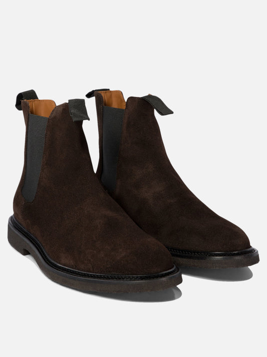 Chelsea boots 100% suede - 100% rubber Brown - Common Projects Men | PLP | VIETTI Online Store | 2