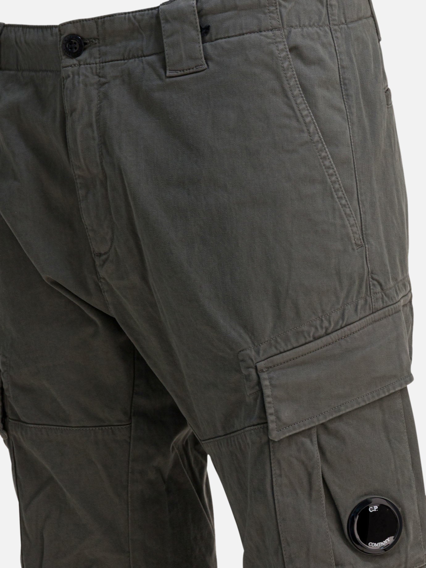 Cargo & parachute trousers Solid colour Grey - C.P. Company Men | PDP | VIETTI Online Store | Zoom-Modal_4