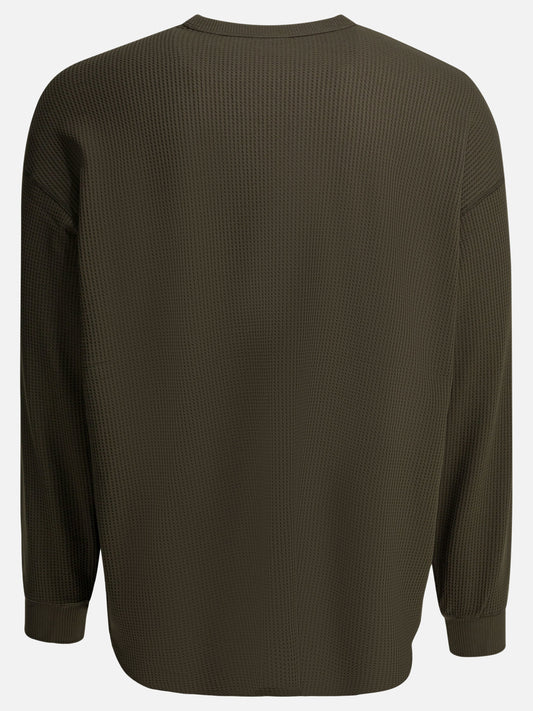 Crewneck t-shirts Solid colour Brown - Daiwa Pier 39 Men | PLP | VIETTI Online Store | 2