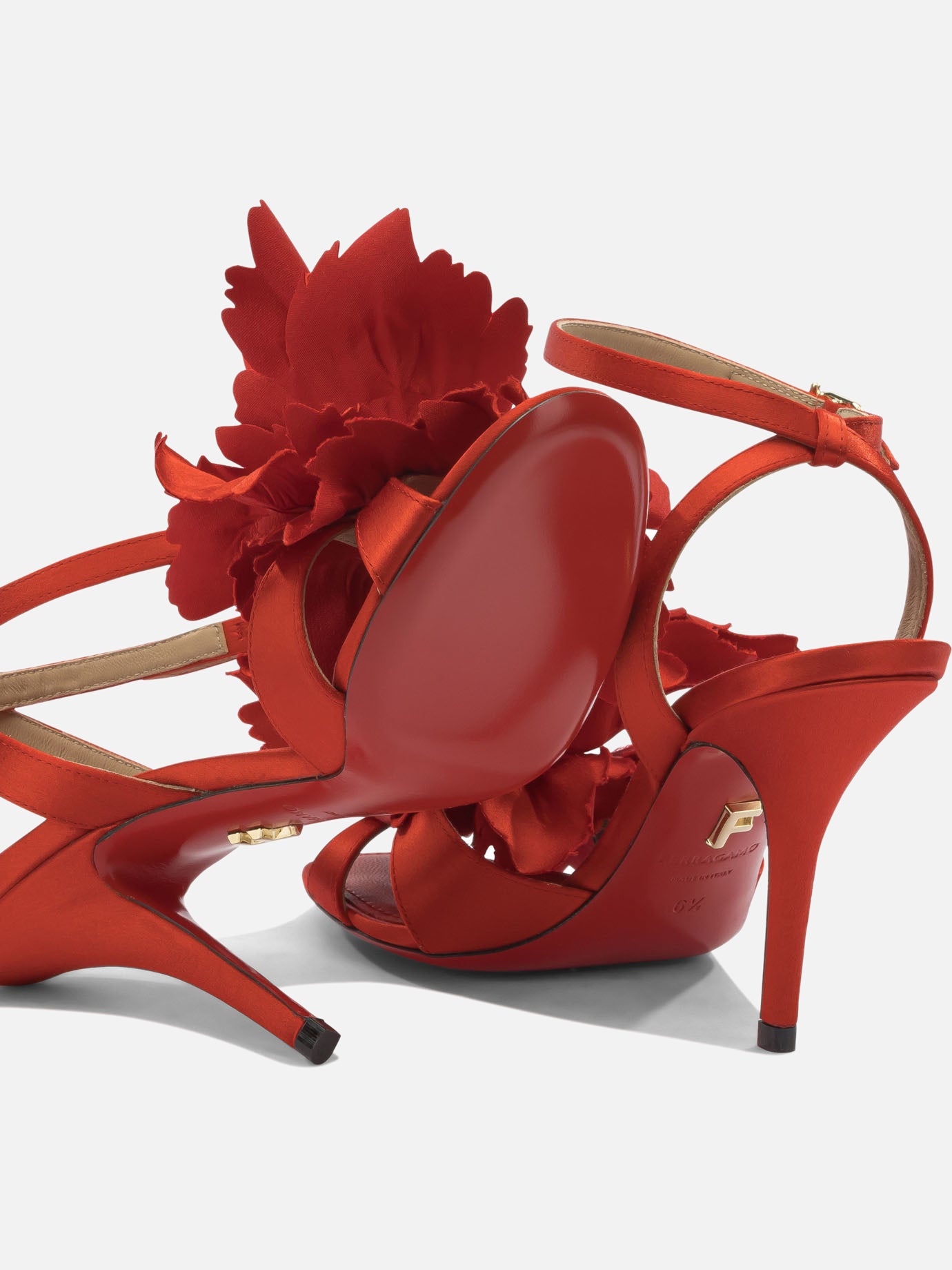 Heeled sandals 0787597 Red - Ferragamo Women | PDP | VIETTI Online Store | Zoom-Modal_5