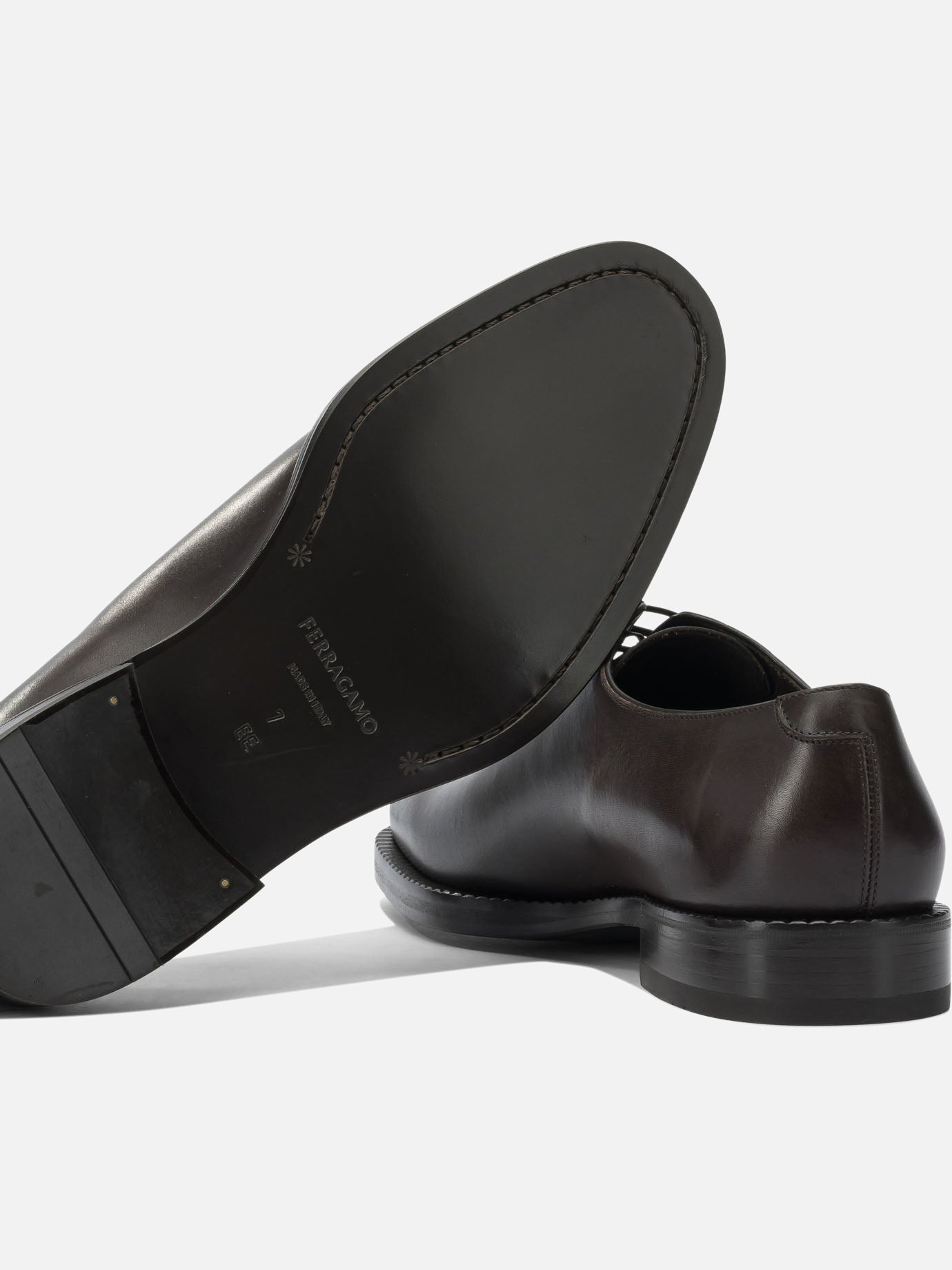 Derby 0787808 Brown - Ferragamo Men | PDP | VIETTI Online Store | Zoom-Modal_5