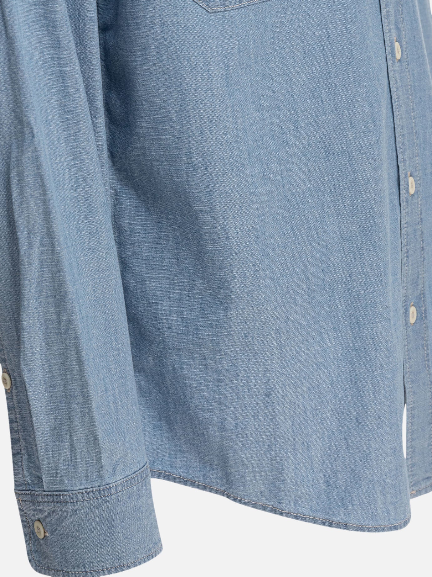 Camicie casual Solid colour Blu - Filson Uomo | PDP | VIETTI Online Store | Zoom-Modal_4
