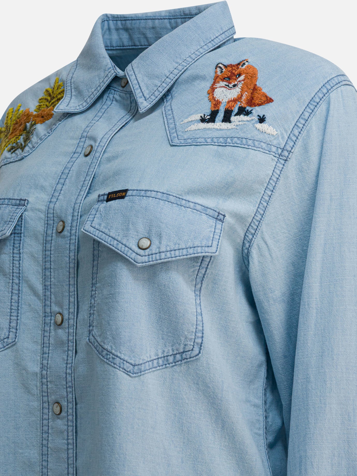 Camicie casual Embroidered Azzurro - Filson Donna | PDP | VIETTI Online Store | Zoom-Modal_4