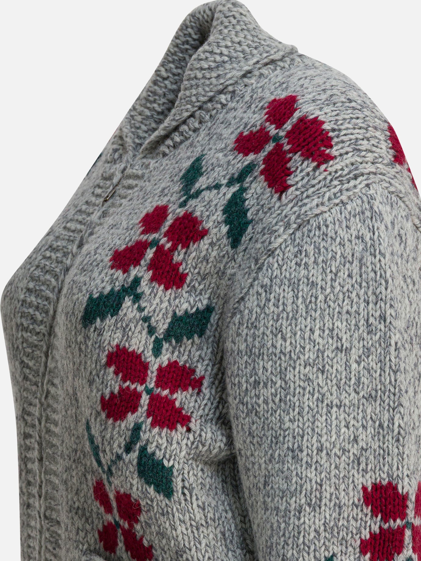 Cardigans Textured knit Grey - Filson Women | PDP | VIETTI Online Store | Zoom-Modal_4