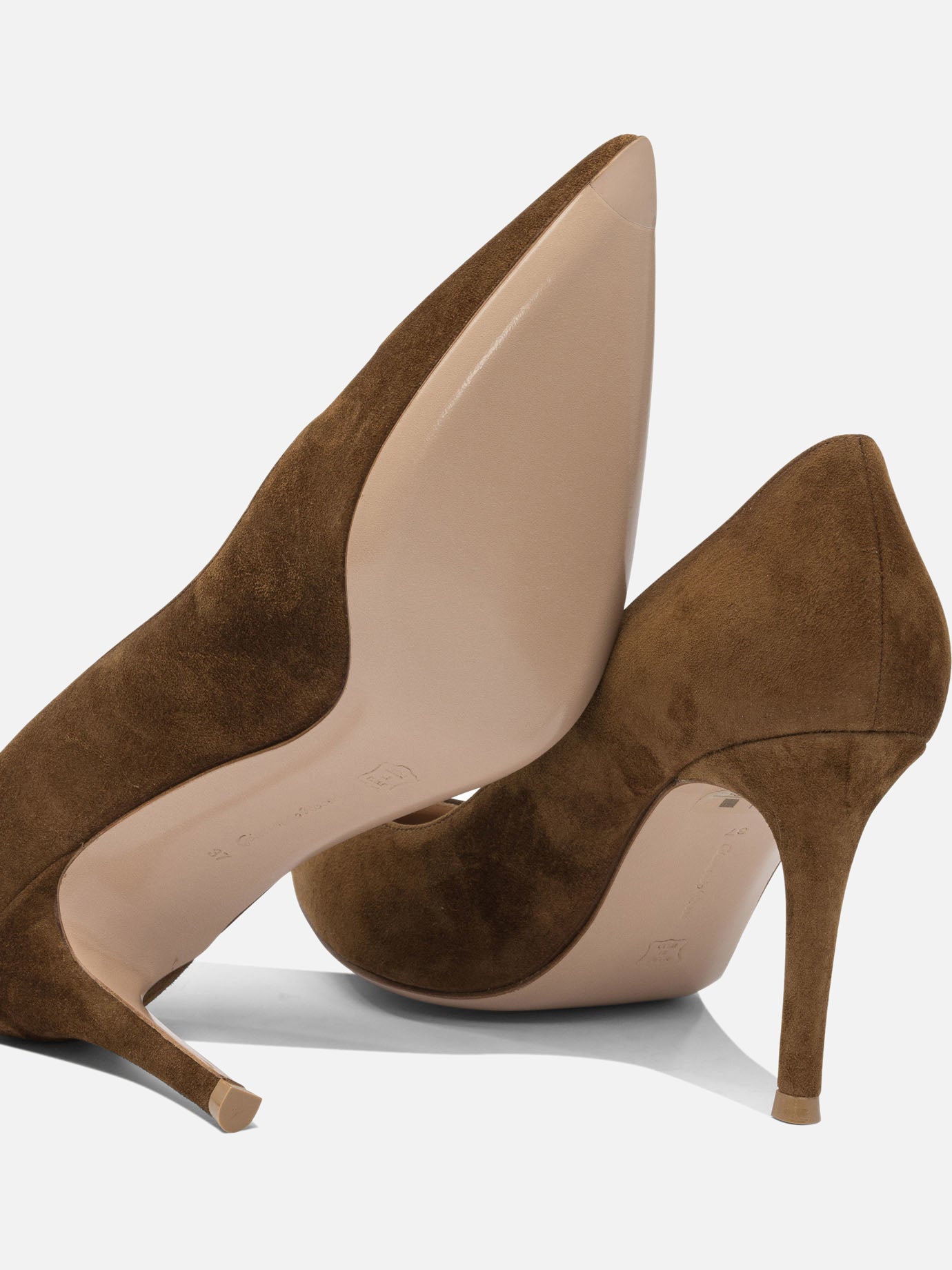 Pumps 100% patent leather - 100% leather Brown - Gianvito Rossi Women | PDP | VIETTI Online Store | Zoom-Modal_5