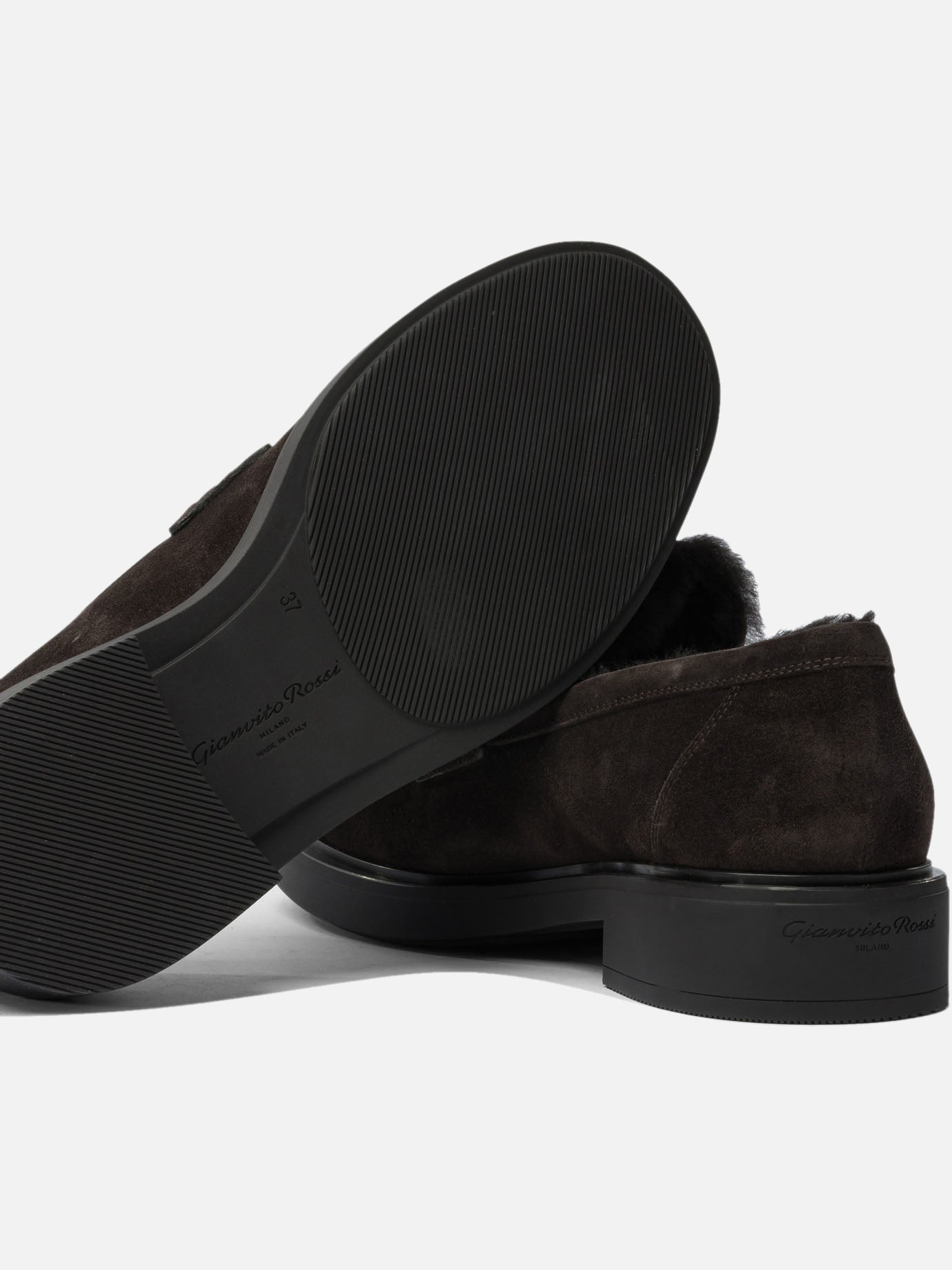 Loafers 100% calf leather - 100% rubber Brown - Gianvito Rossi Women | PDP | VIETTI Online Store | Zoom-Modal_5