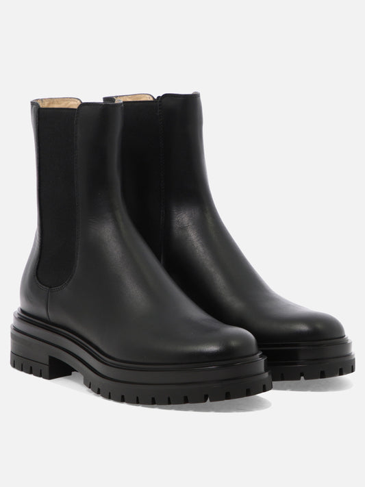 Chelsea boots 100% leather - 100% rubber Black - Gianvito Rossi Women | PLP | VIETTI Online Store | 2