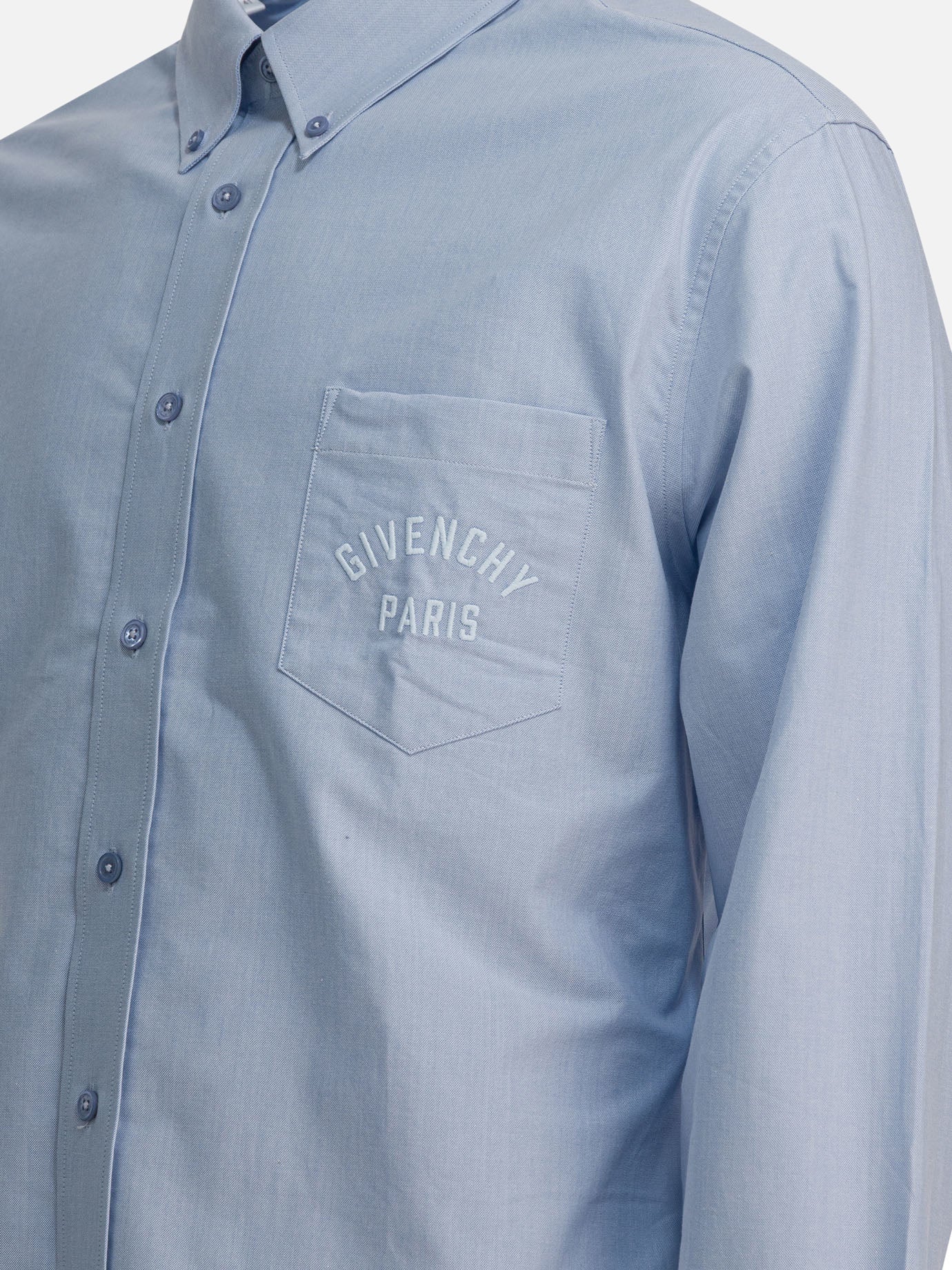 Casual shirts Logo Light blue - Givenchy Men | PDP | VIETTI Online Store | Zoom-Modal_4