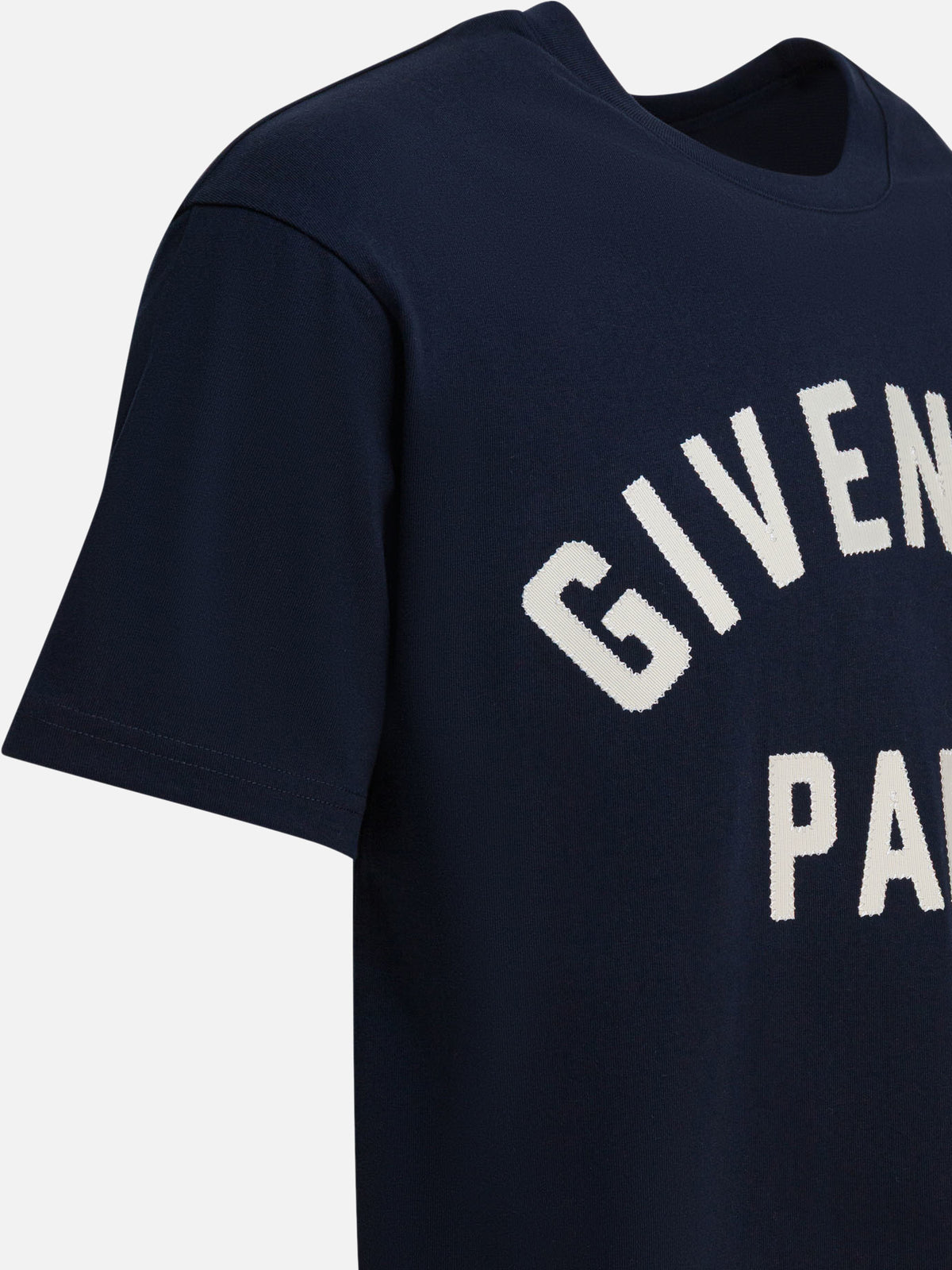Givenchy "Givenchy Paris" crewneck T-shirt Blue - VIETTI
