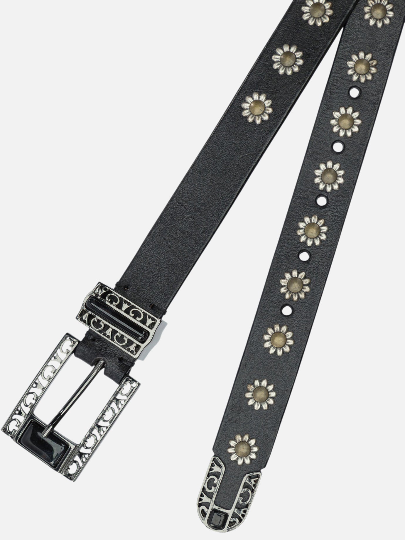 Leather belts Solid colour Black - Golden Goose Women | PDP | VIETTI Online Store | Zoom-Modal_2