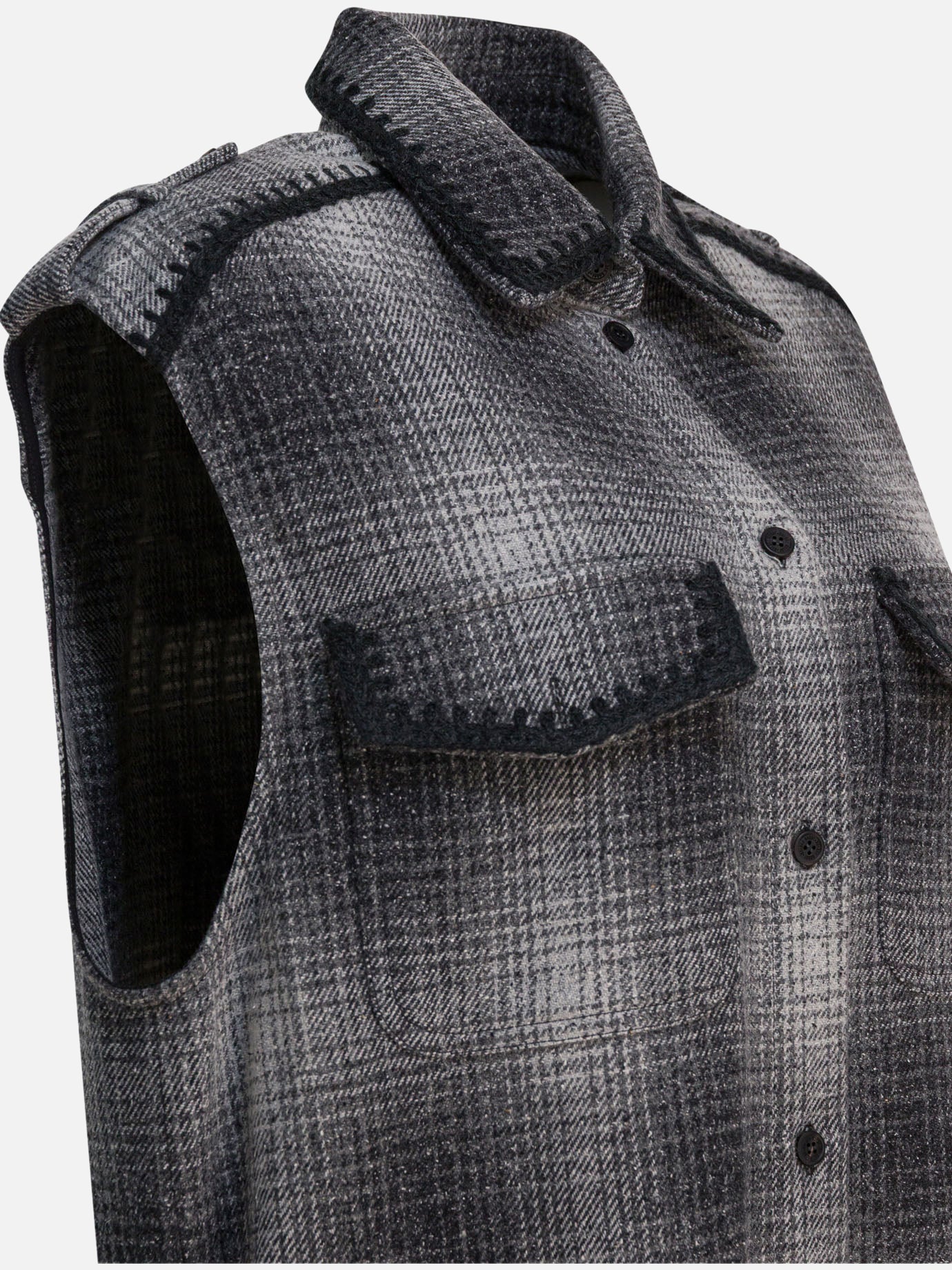 Mini dresses Check Grey - Golden Goose Women | PDP | VIETTI Online Store | Zoom-Modal_4