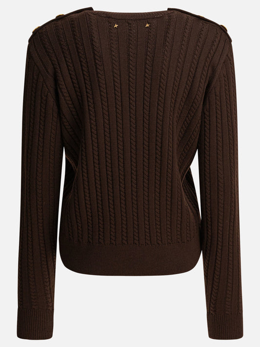 Crewneck sweaters Solid colour Brown - Golden Goose Women | PLP | VIETTI Online Store | 2