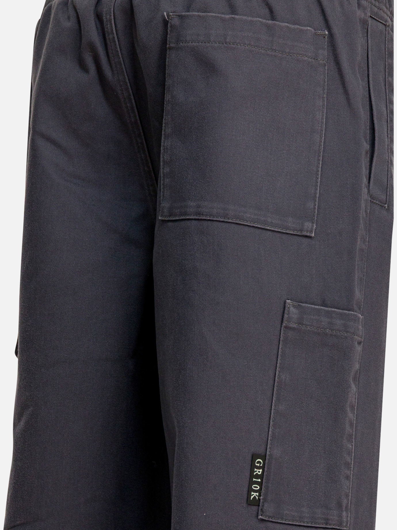 Cargo & parachute trousers Solid colour Grey - Gr10K Men | PDP | VIETTI Online Store | Zoom-Modal_4