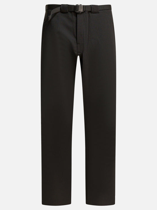 Gr10K Wool blend belted pants Black