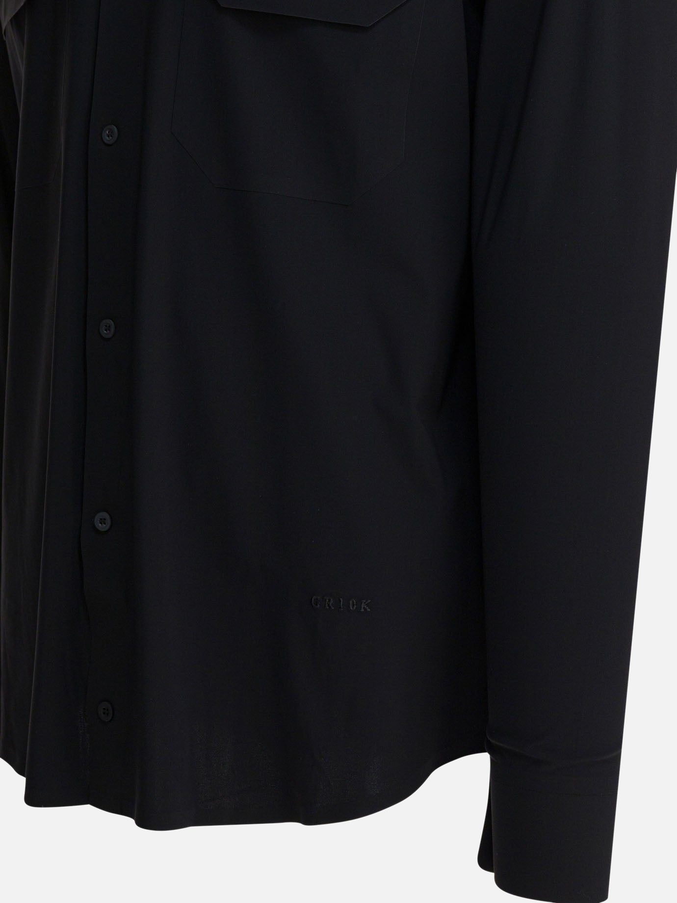 Casual shirts Solid colour Black - Gr10K Men | PDP | VIETTI Online Store | Zoom-Modal_4