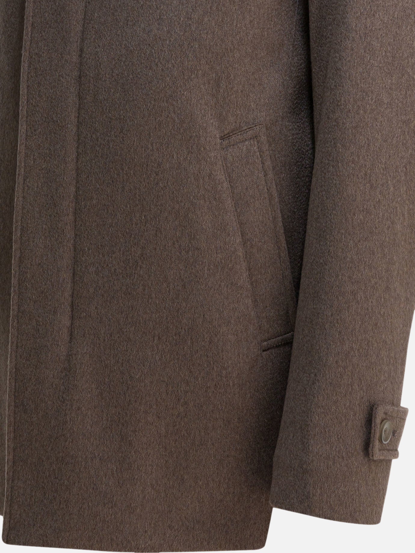 Cappotti lunghi Solid colour Marrone - Herno Uomo | PDP | VIETTI Online Store | Zoom-Modal_4