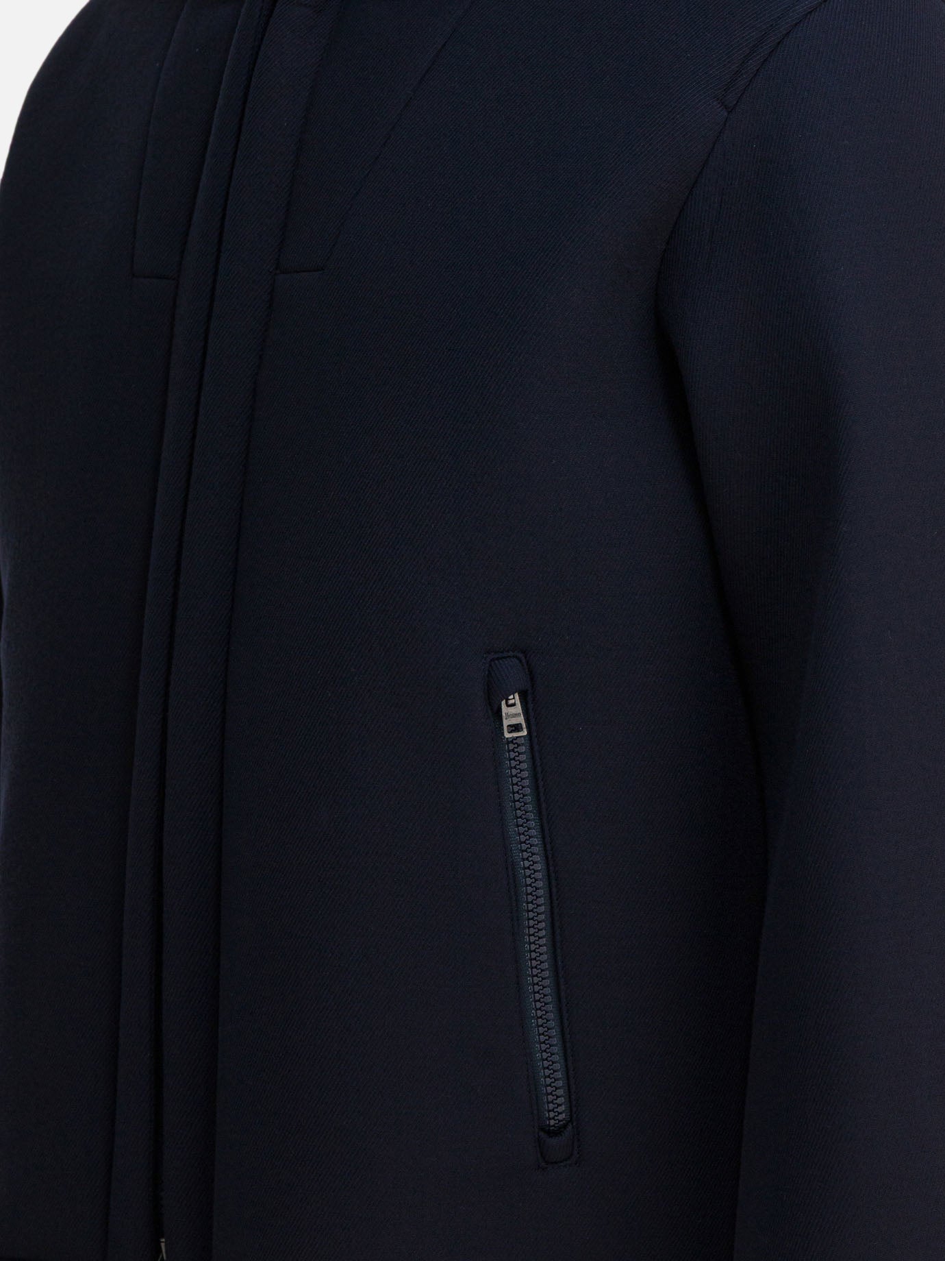 Short coats Solid colour Blue - Herno Men | PDP | VIETTI Online Store | Zoom-Modal_4
