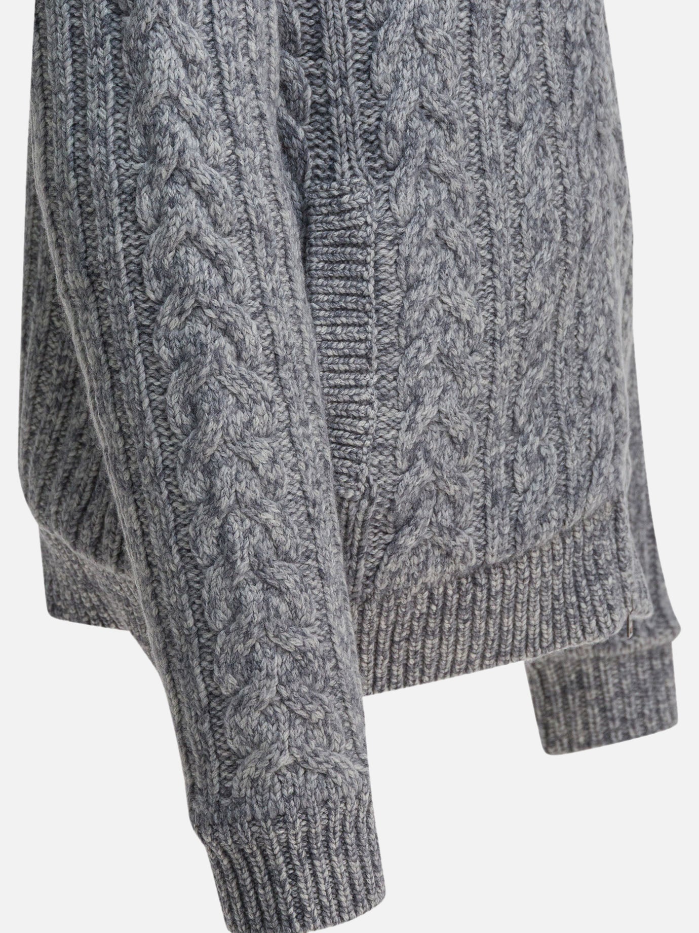 Cardigan Textured knit Grigio - Herno Uomo | PDP | VIETTI Online Store | Zoom-Modal_4
