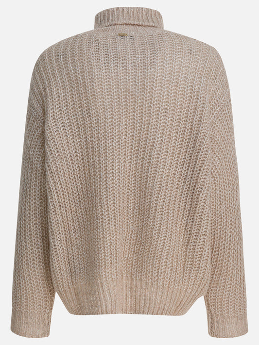 Turtleneck sweaters Mélange Beige - Herno Women | PLP | VIETTI Online Store | 2