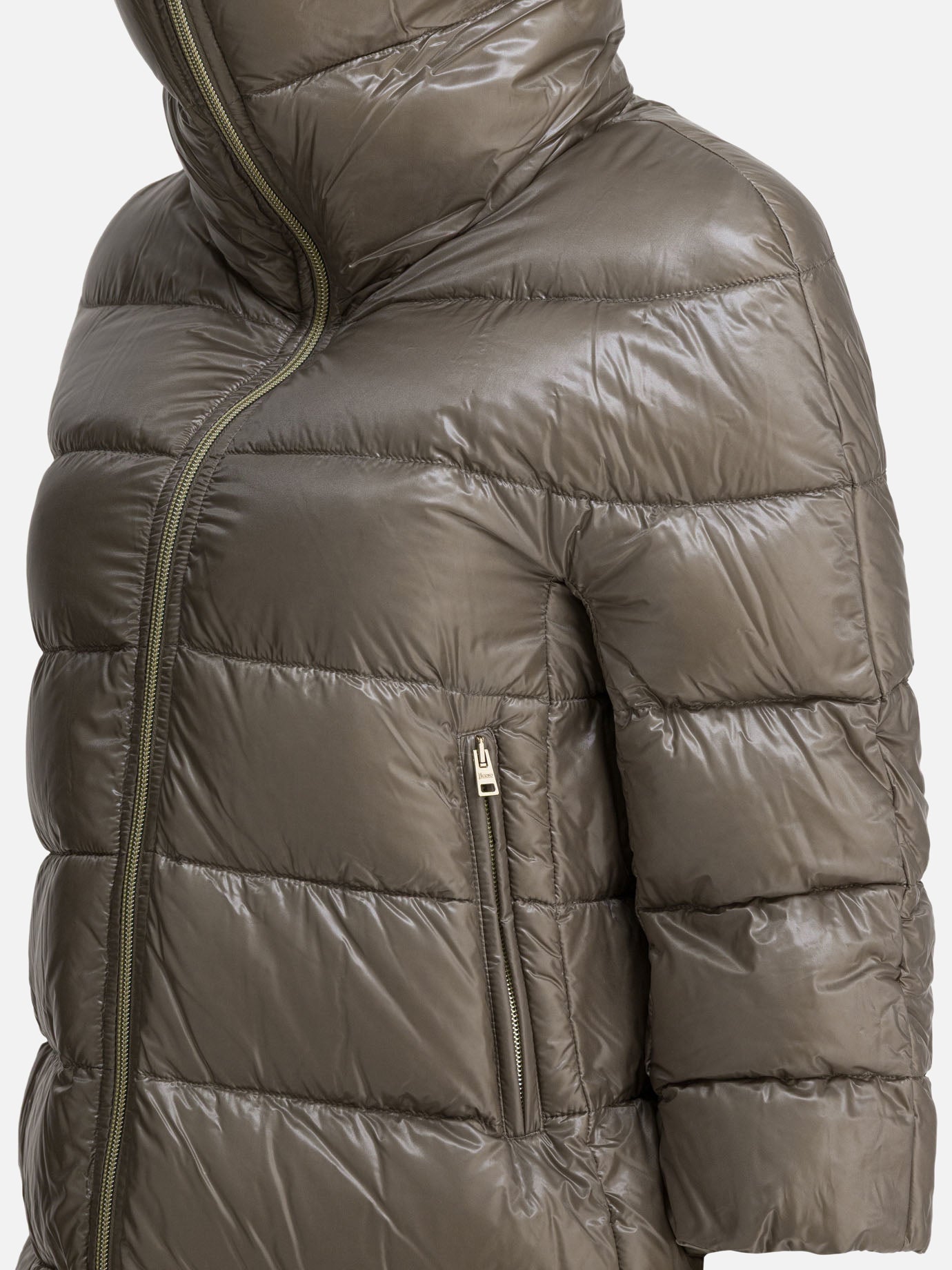 Down coats Solid colour Brown - Herno Women | PDP | VIETTI Online Store | Zoom-Modal_4