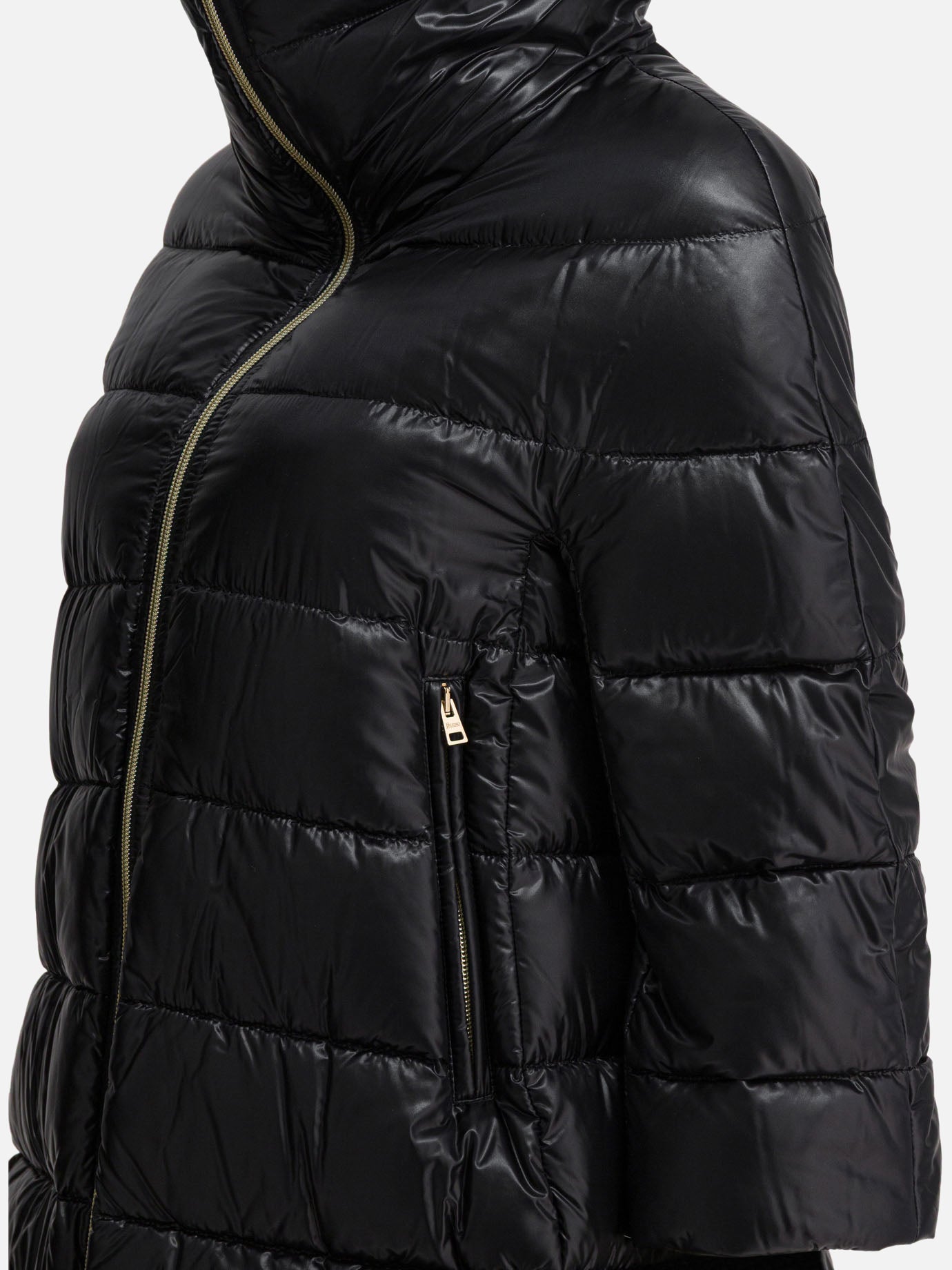 Down coats Solid colour Black - Herno Women | PDP | VIETTI Online Store | Zoom-Modal_4